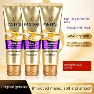 Máscara Capilar Milagrosa Pantene De 3 Minutos 70ml Multi Efeito Reparo De Danos Aminoácido Condicionador De Cabelo 70g