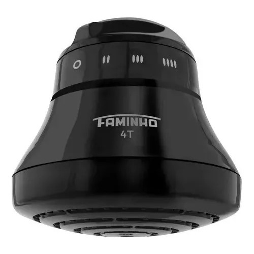 Chuveiro Elétrico Ducha Fame Preto C/ Cano 4t 5400w 110v