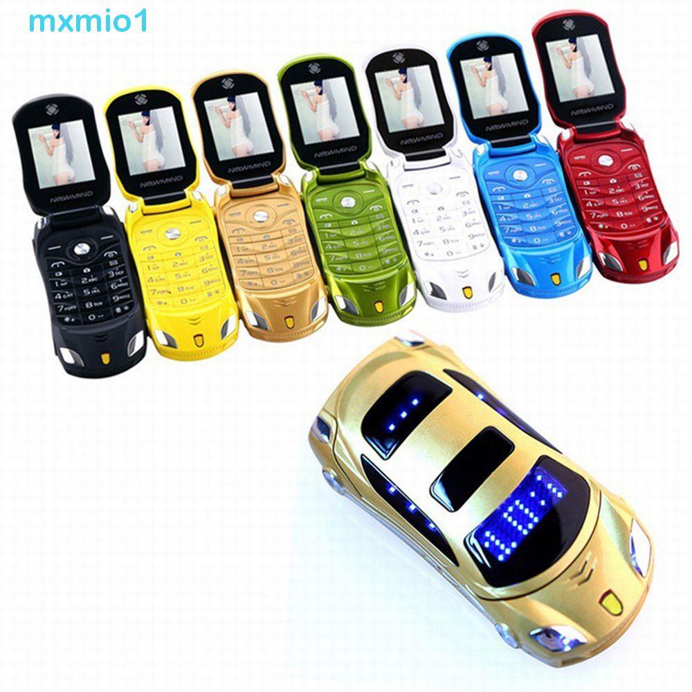 MXMIO1 Mp3 Mp4 For Student Kids Phones Car Models Mini Dual Card Dual Standby Flip phone Car phone F15/Multicolor