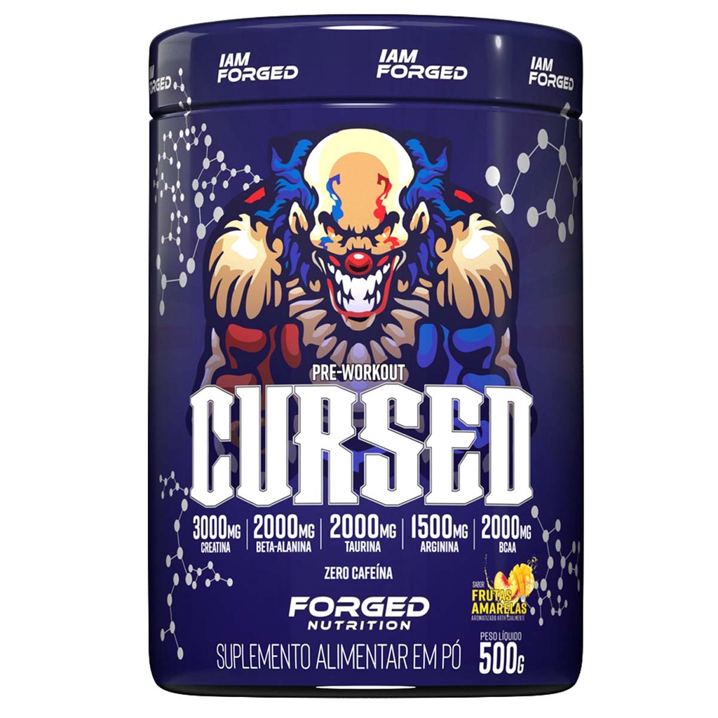 Cursed Pre Workout 500 G - Forged Nutrition (frutas Amarelas) | Shopee ...