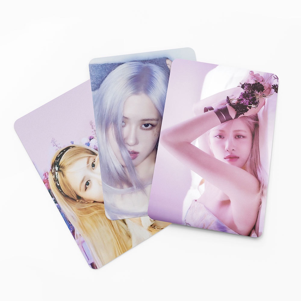 55pcs/set ROSE -R- SOLO Album BLACK-PINK Photocards Gone On The