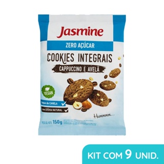 KIT COM 9 COOKIES ZERO AÇUCAR CAPPUCINO E AVELÃ - 150G