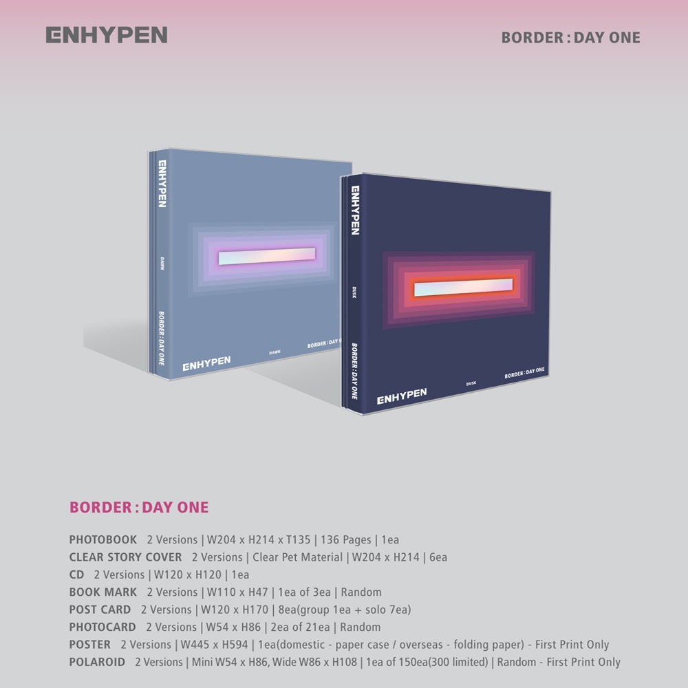 ENHYPEN - BORDER : DAY ONE | Shopee Brasil
