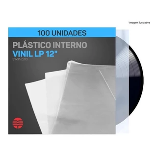 Plastico Vinil Lp Interno  - 100 Unidades em Oferta na Shopee