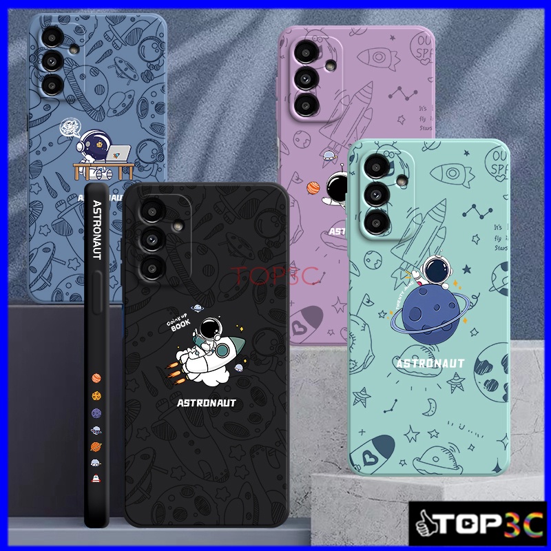 Capinha Samsung A34 5G/A54 A24/A14/A04S/A13 A01/A02/M02/A03 Core/A03s/A02S Celular De Nasa Astronauta TKA