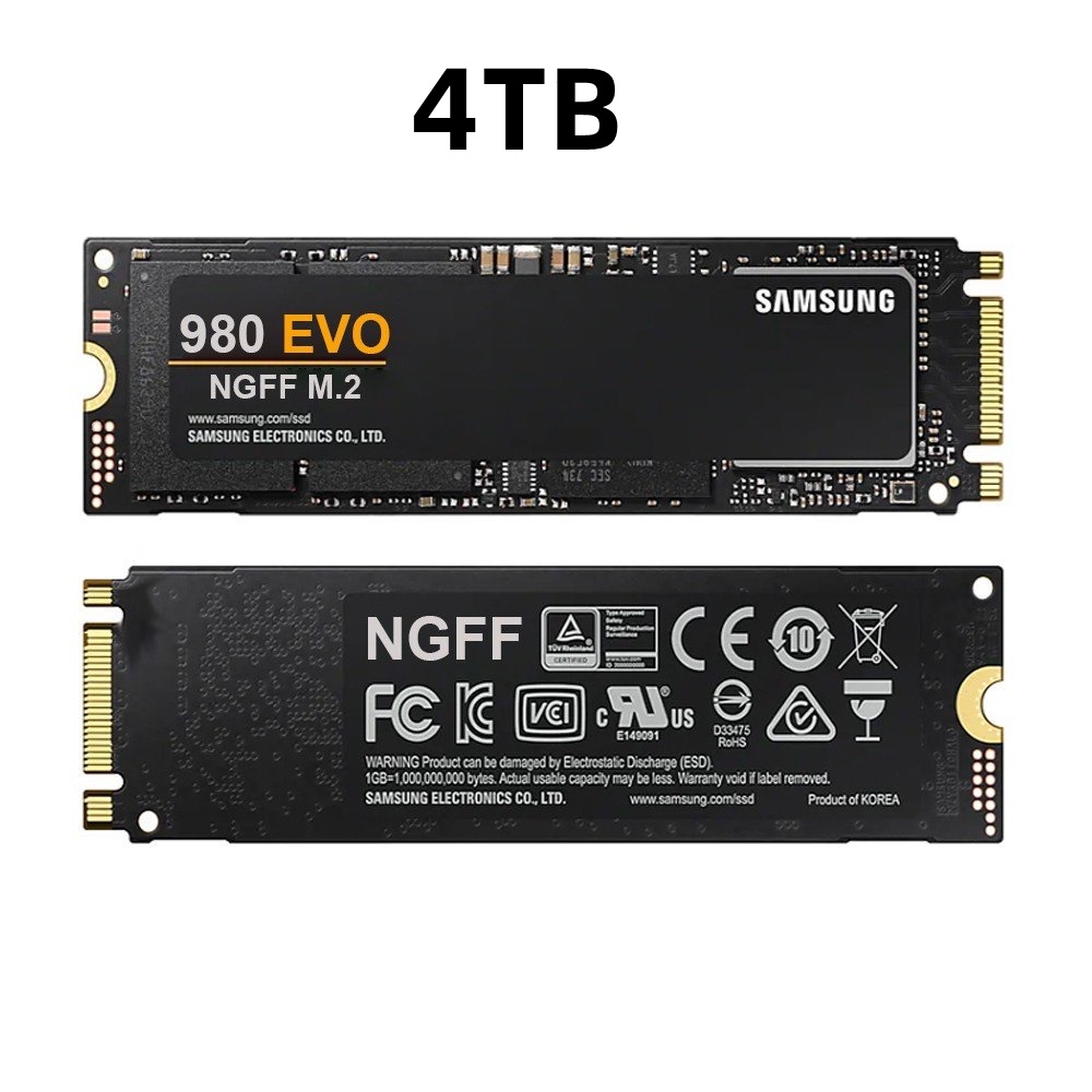 4TB Samsung SSD 980 evo NGFF M . 2 Graus M2 2280 TLC pcie Gen 3,0 X4 , Ngff1,4