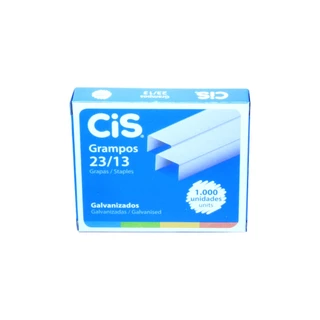 Grampos 23/13 - 1000 Unidades - Cis