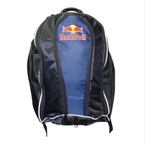 MOCHILA MOTOQUEIRO IMPERMEÁVEL RED BULL COM CAPA CHUVA