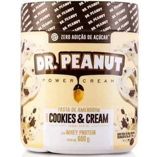 Pasta de Amendoim Com Whey Protein - (600g) - Dr Peanut - ULTRAFIT