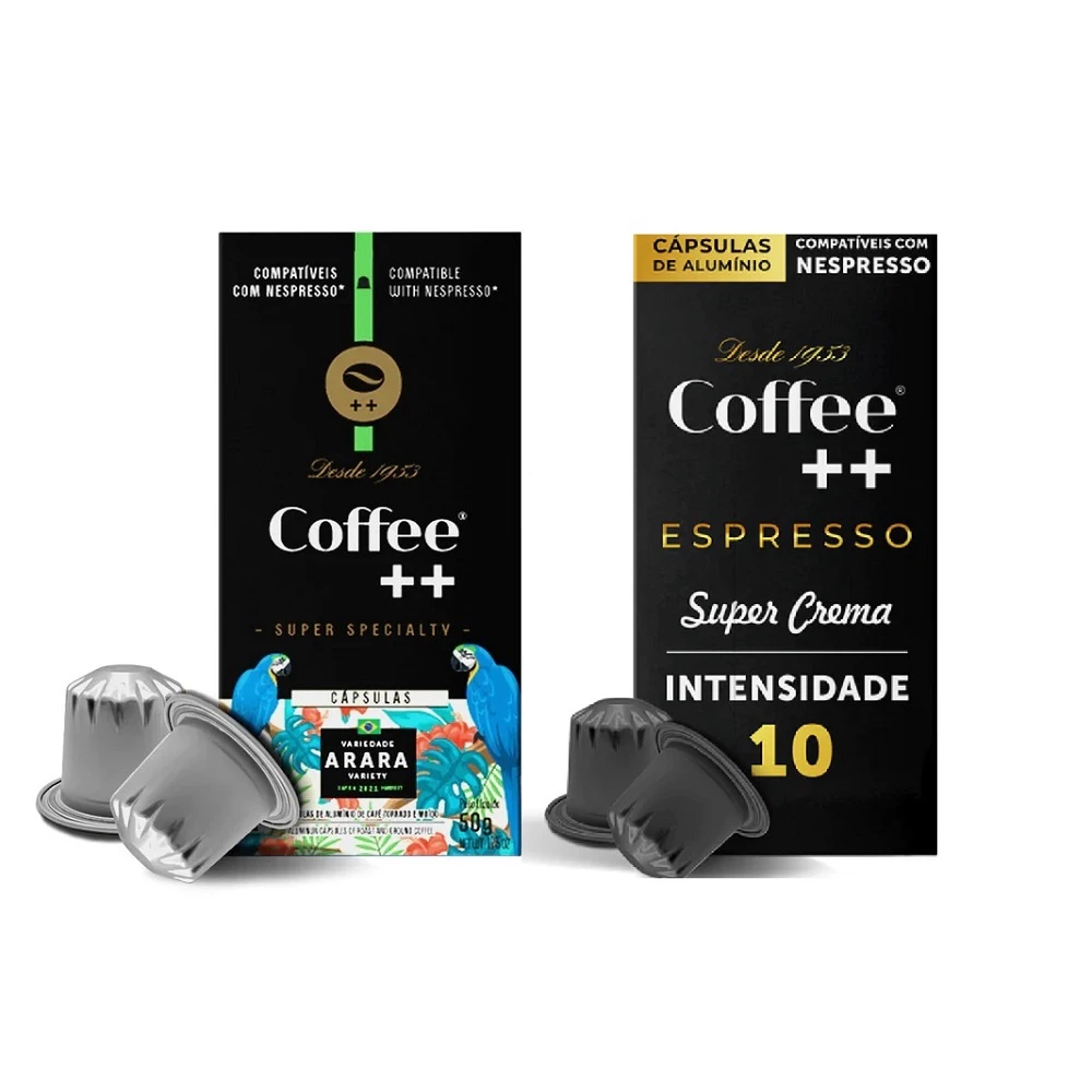 Capsula De Café Espresso Coffee Mais Super Crema + Arara