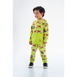 Conjunto Dogs Infantil para Menino com Blusão e Calça em Moletom Up Baby