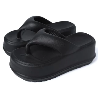 Novas Verão Moda EVA Flip Flop/Sandálias De Feminino De Fundo Macio Plataforma Saltos Grossa