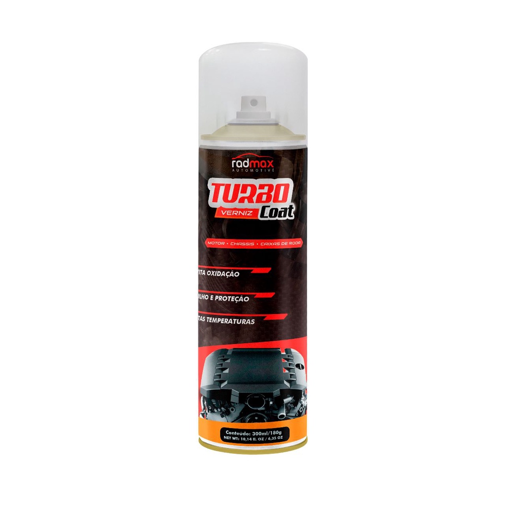 Verniz de Motor 300ml/180g - Turbo Coat