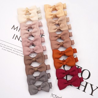 10/20 Pcs Boutique Pequenos Arcos Para Bebês Grosgrain 2 " Braçadeiras De Cabelo Sem Deslizamento Clipes De Jacaré De Forro Completo De Colo