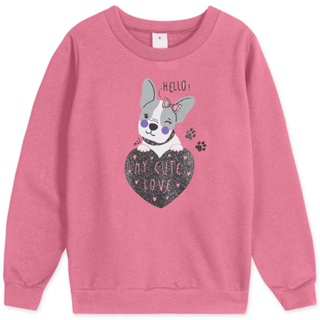 Conjunto Blusão e Calça Moletom Primeiros Passos Menina Marisol Play Infantil