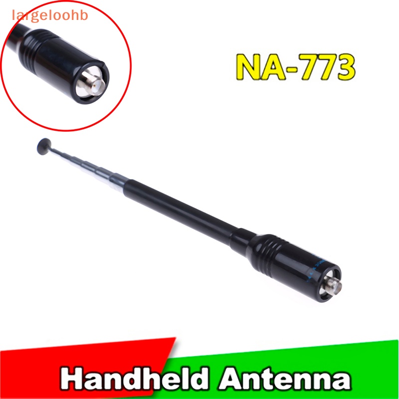 [largeloohb] Antena Portátil De Banda Dupla nagoya na-773 sma-f uv-5r 5re b5 b6 Rádio Bidirecional