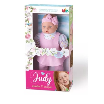 Boneca Judy Minha 1a Oracao Reza O Pai Nosso Milk Brinquedos