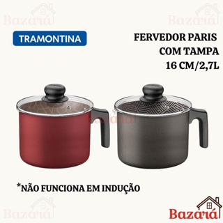 Fervedor Leiteira Tramontina 16 cm/2,7L com tampa Paris Antiaderente