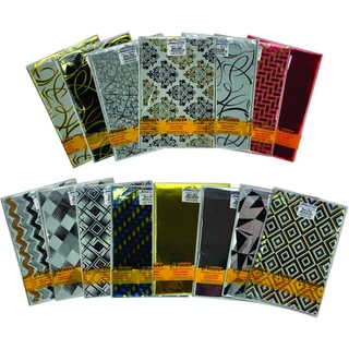 50 sacos de presente BOPP metalizados 20x29cm