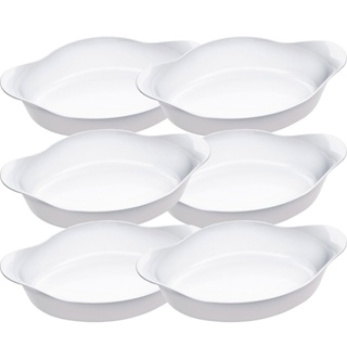 Conjunto de Assadeiras Marinex Opaline Oval Grande 1,4 Litros - 6 Peças