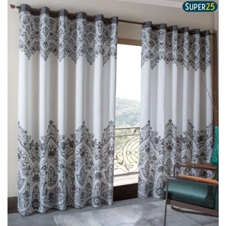 Cortina Para Sala Quarto Estampada 3,00x2,40 Sultan