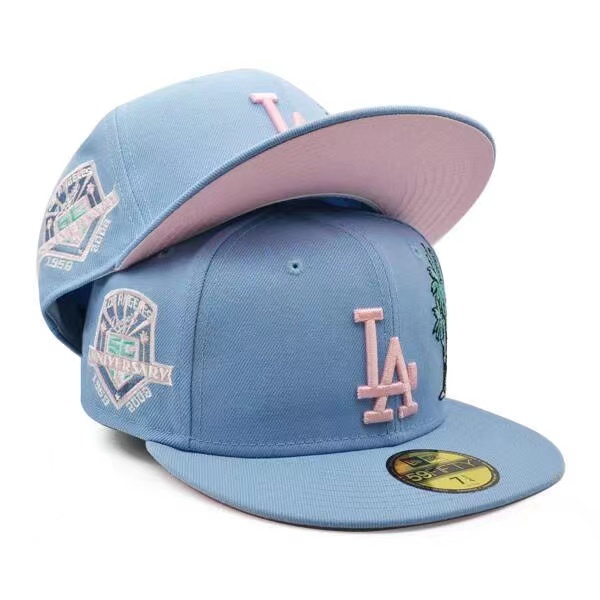 Los Angeles Dodgers La Flat Brim Hat Moda Meninos E Meninas Hip Hop High Top Chapéu De Placa Ajustável Bordado Plana