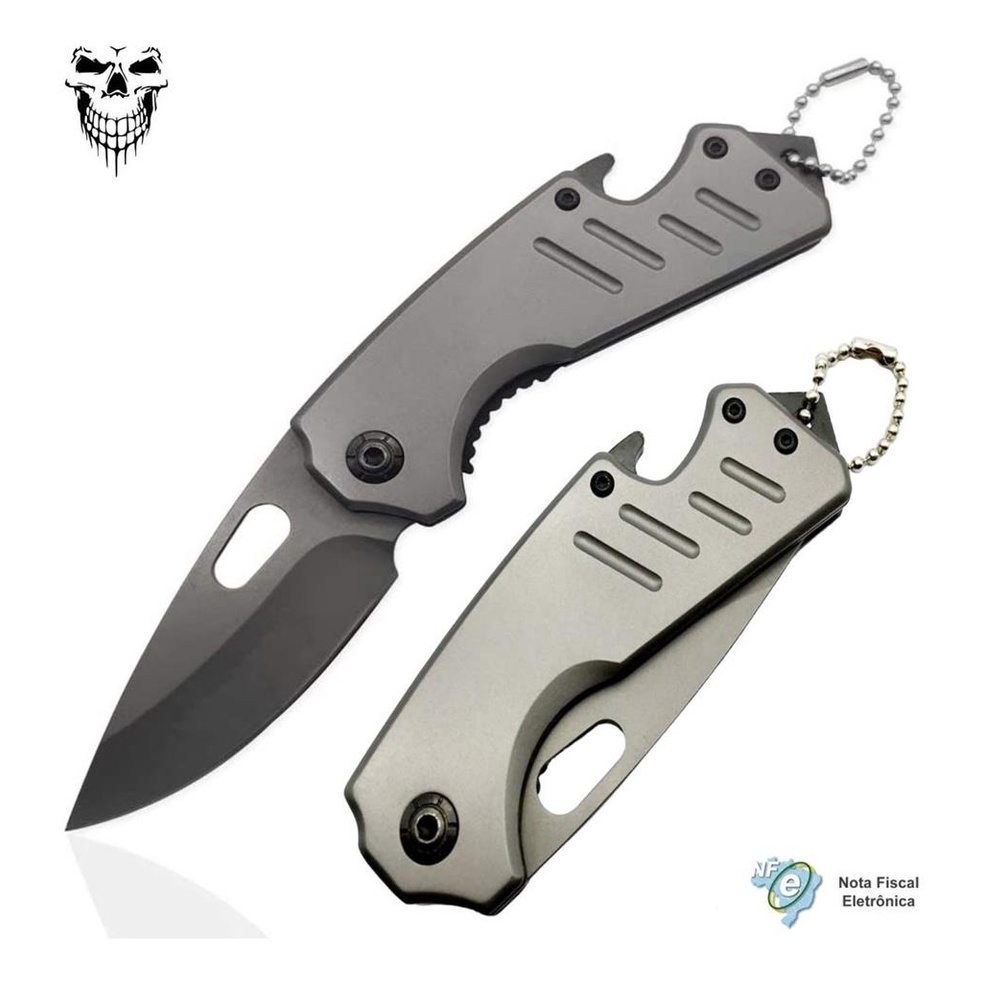 Mini Canivete Bolso Aco Portatil Pesca Caca Camping F111 | Shopee Brasil