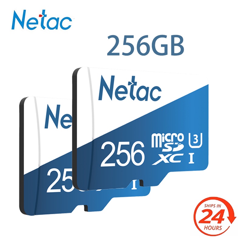 Cartão De Memória Netac TF 256GB High Speed Class10 Compatível Com Câmera Smartphone Tablet Dash Cam