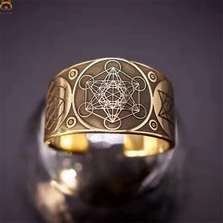 Anel Ajustável Arcanjo Do Metatron Vintage Estilo Mulher/Menino Jóias Presente Para Men