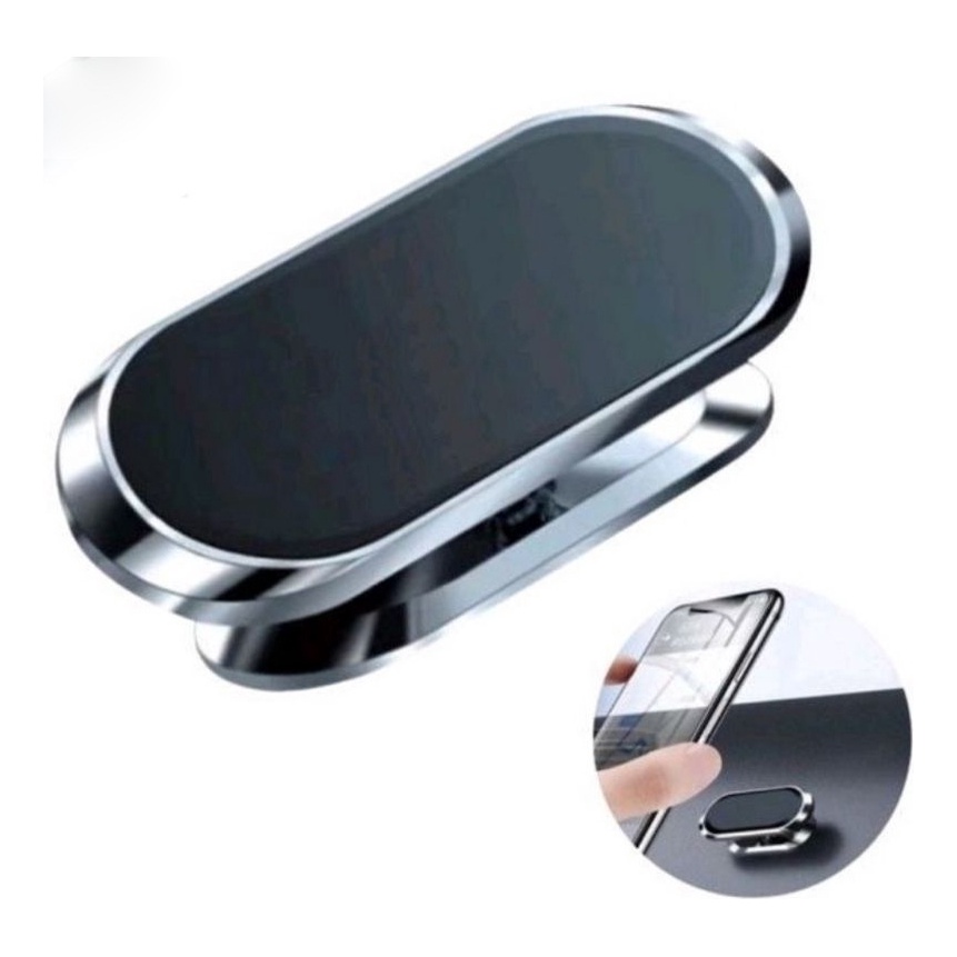 Suporte Para Celular Magnetico Veicular Articulavel Firme Com Poderoso Ima Neodimio Celular