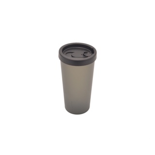 Copo Com Tampa Sem Luva Coza Nutri 500 ml Preto Fumê