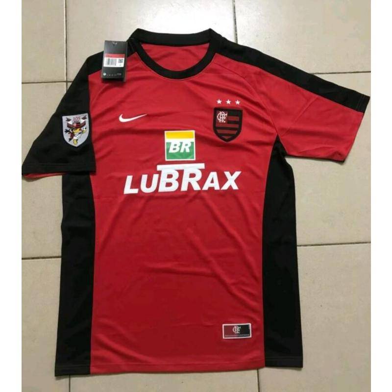 20000 Retro FLMG Jersey De Futebol De Alta Qualidade Vermelho Preto