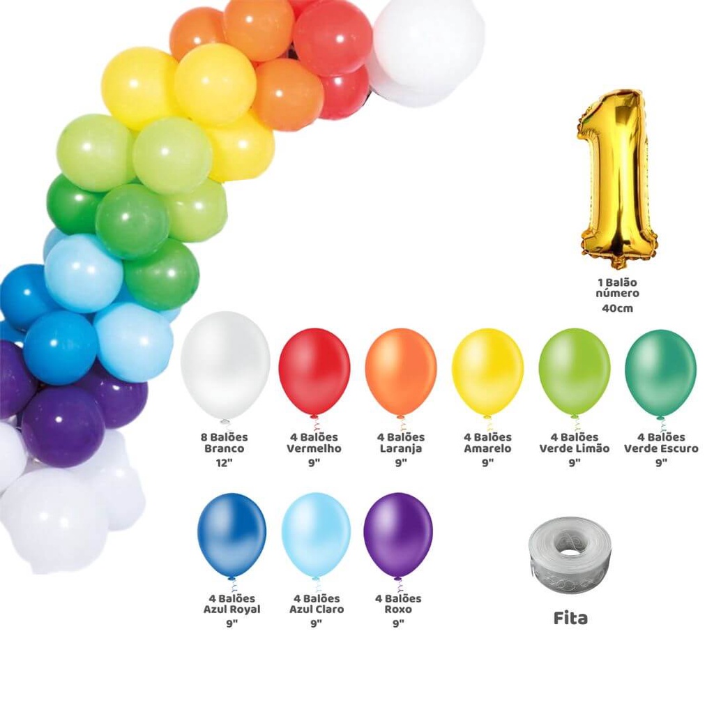 Balão Arco Iris na Black Friday 2025 | BuscaProdutos