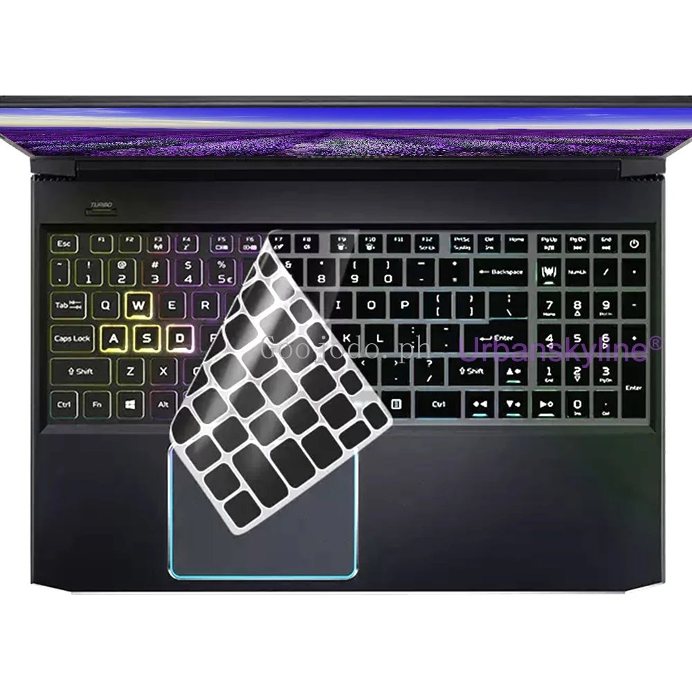 Capa De Teclado Acer Predator Neo 16 Helios 300 PH315-52 53 PH317-53 54 Amd ryzen 5 i7 9750H Nitro 5 7 15,6 17,3 Protetor