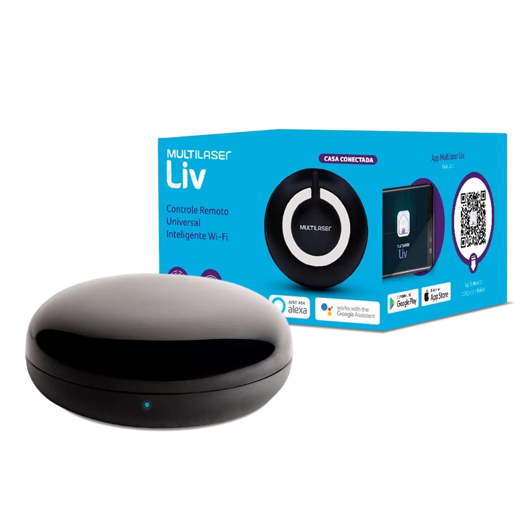 Controle Remoto Universal Infravermelho Wi-Fi Multilaser LIV | Shopee ...