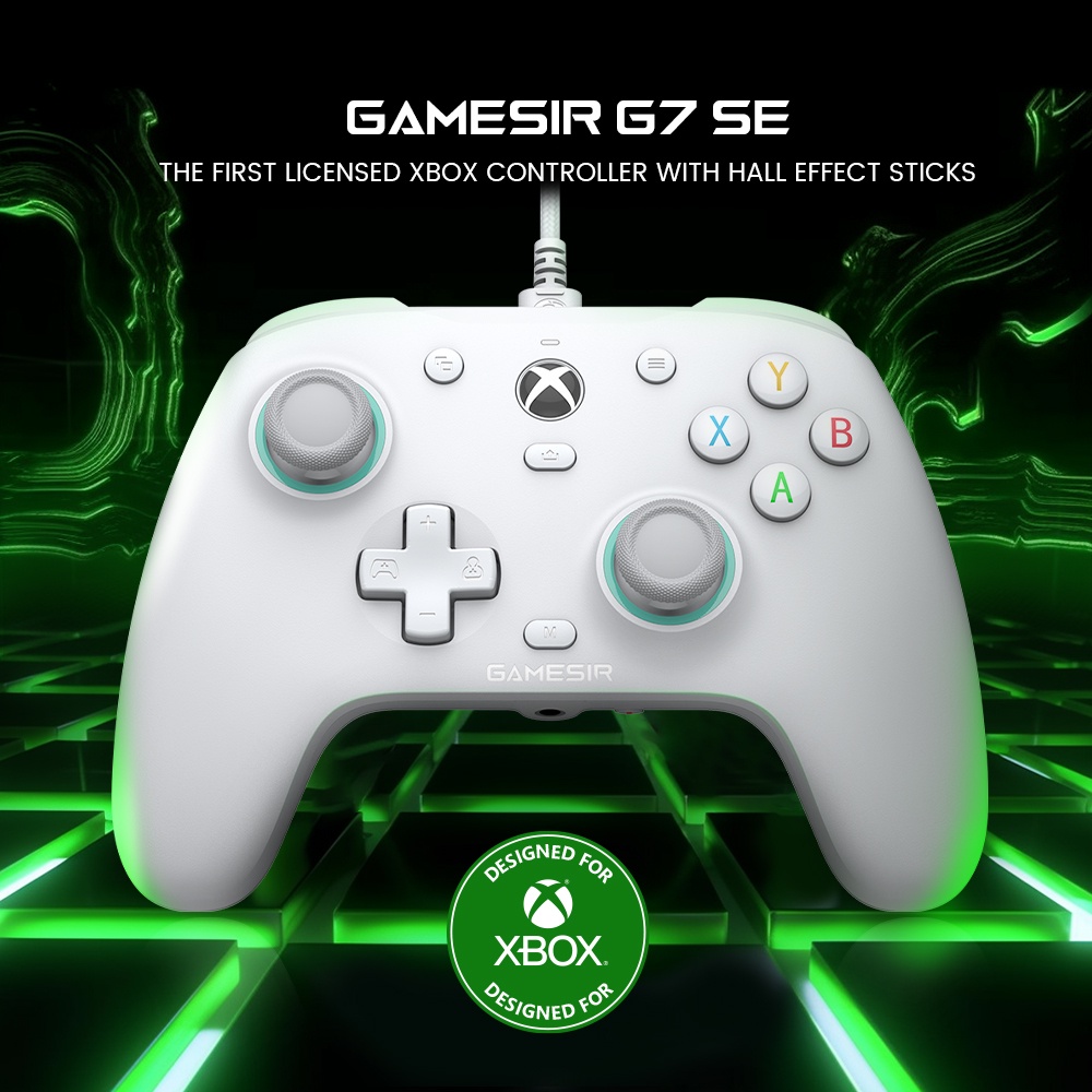 GameSir G7 SE Xbox Controlador De Jogos Gamepad Com Fio Para Series X , S One , Paus De Efeito Hall