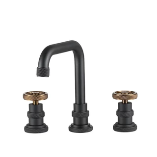 Torneira Para Banheiro Misturador Duplo Comando Jatobá Pingoo - Preto e Rose em Oferta na Shopee