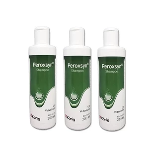 Kit 3 Shampoo Dermatológico Peroxsyn 200ml - Cães e Gatos
