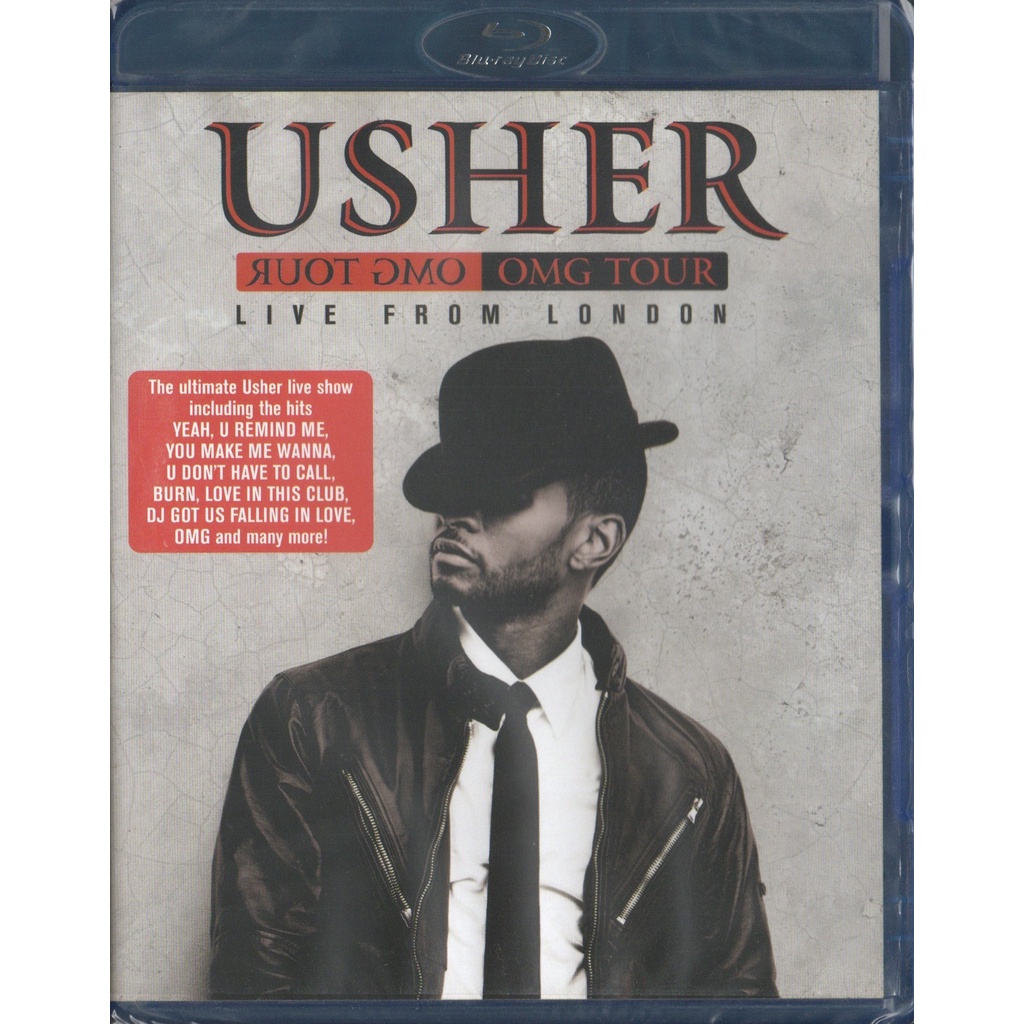 Usher Blu-Ray OMG Tour Live From London | Shopee Brasil