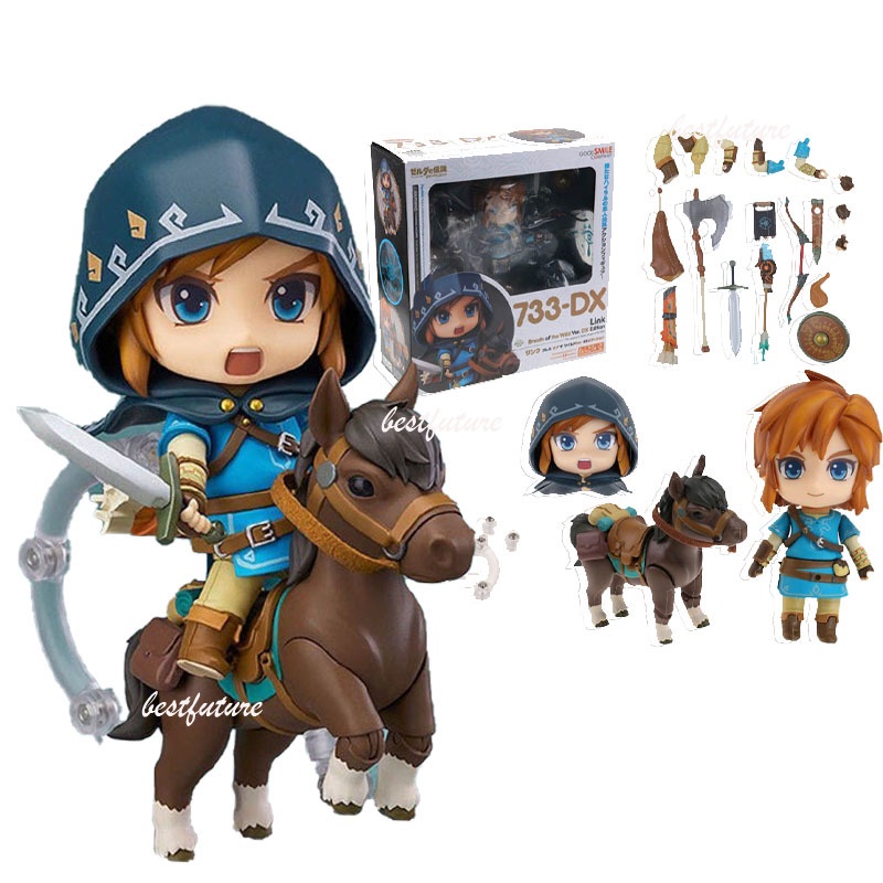 Boneco Bloco Montar Link Princesa Zelda - Kit 2 Personagens