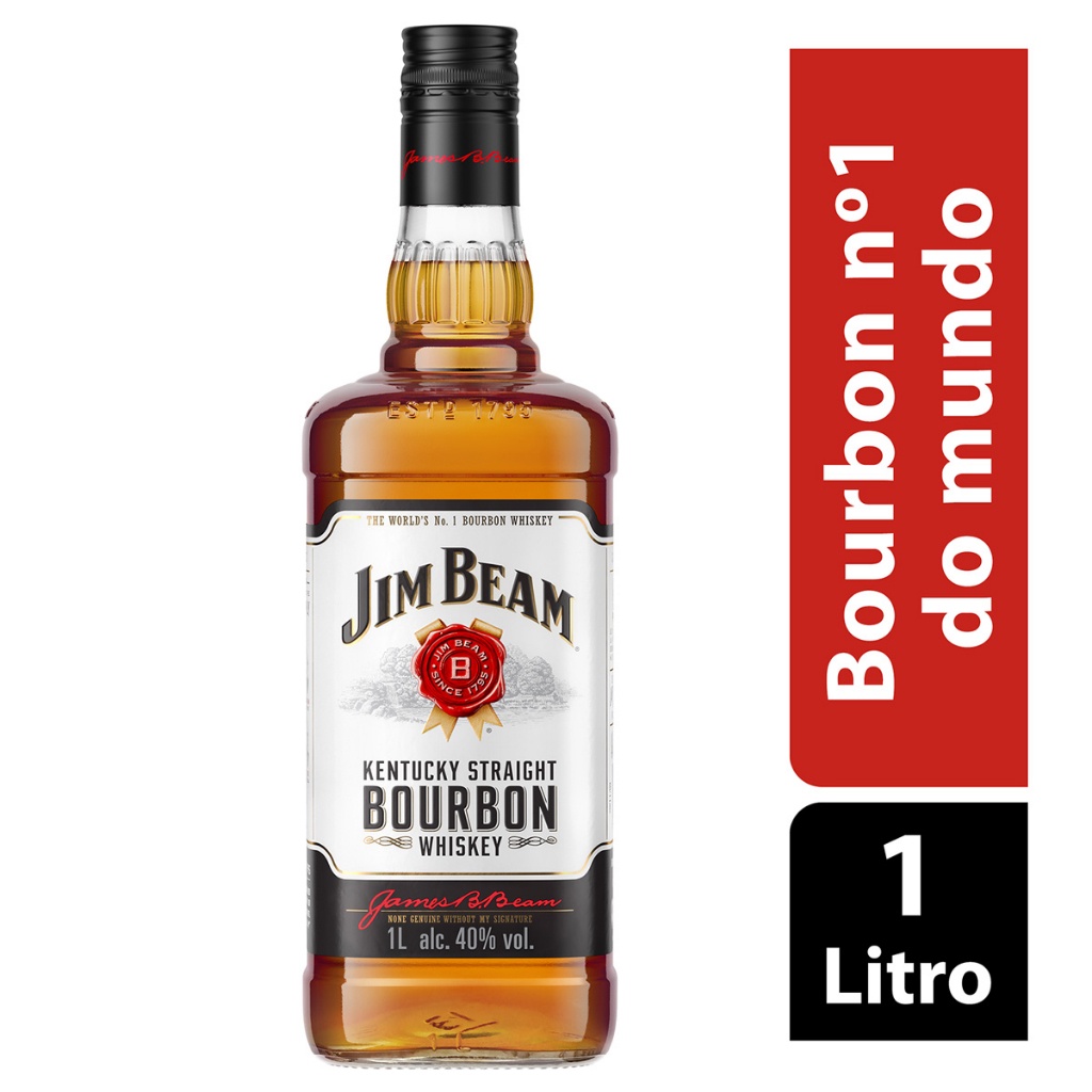 Whiskey Bourbon Americano Jim Beam White 1L