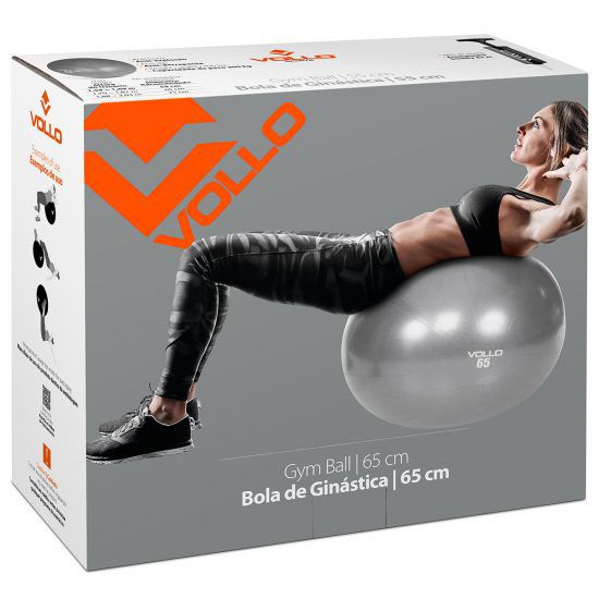 Bola de Pilates 65cm, Transparente, C/Bomba de Ar, T9-T, Acte Sports