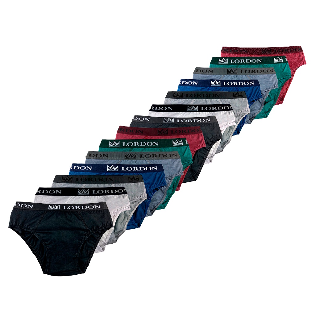 Kit 10 Cuecas Tradicional Slip Adulto Masculino PLUS SIZE Algodão Elastico Exposto