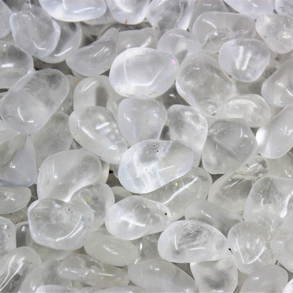 Cristal de Quartzo Transparente Branco Pedra Rolada