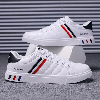 vKrasovki Tênis Masculino De Couro Super Leve Casual Branco 2021 Novo Tamanho Plus 39-44