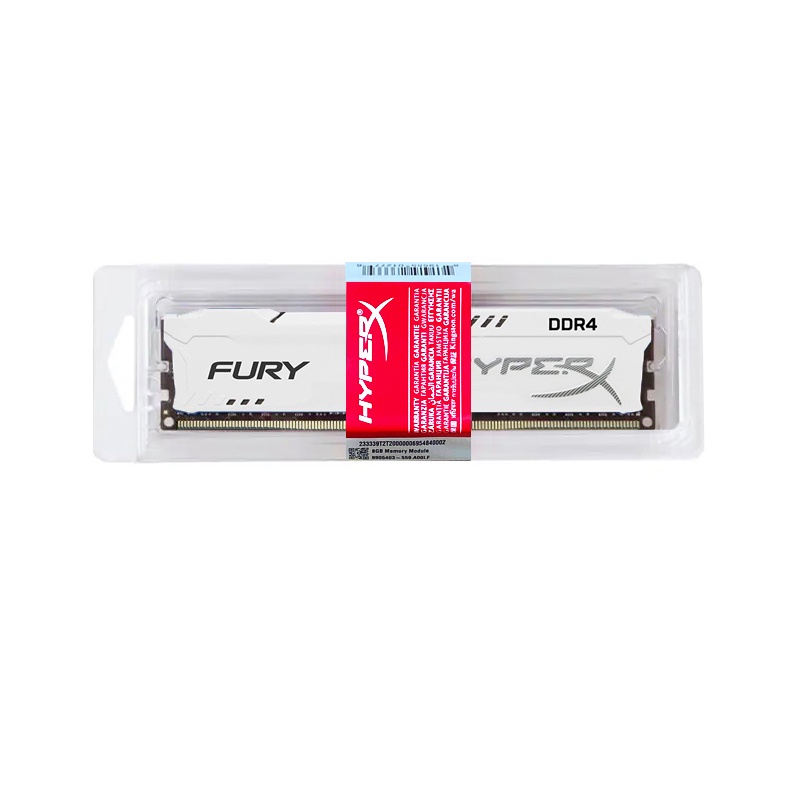 Kingston HyperX FURY DDR3 DDR4 1600MHZ 2400MHZ 2666MHz 8GB 16GB Memória RAM Para Desktop DIMM 288 Pinos