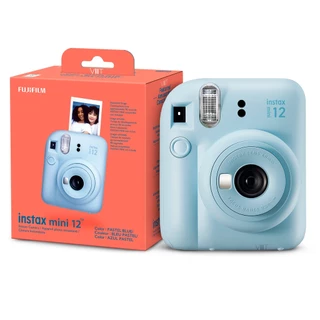 Câmera Instantânea Fujifilm Instax Mini 12 Azul Candy Com Nf - Original - Máquina Fotográfica Instantânea