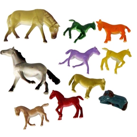 Mini toy hot sale horses