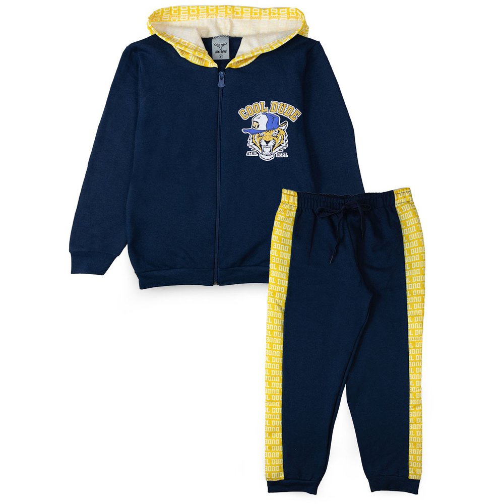 Conjunto Infantil Menino Moletom com Capuz Cool Dude Marinho 490 - Keki Boys