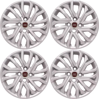 Jogo Calota Fiat Cronos Argo 2022 Aro 15 4 Unid Cb0040pta